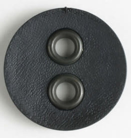 Dill Buttons 340828 Black Faux Leather 23mm
