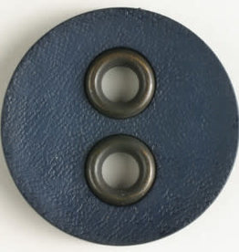 Dill Buttons 340830 Navy Faux Leather 23mm