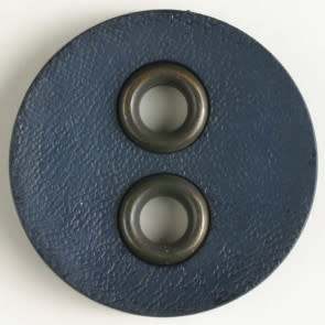 Dill Buttons 340830 Navy Faux Leather 23mm