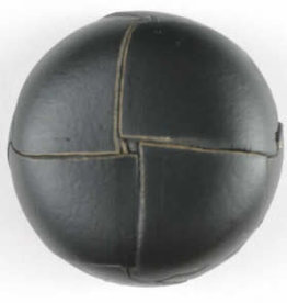 Dill Buttons 370288 Black Leather 18mm