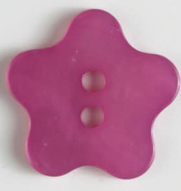 Dill Buttons 370319 Flower 23mm Pink