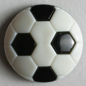 Dill Buttons Black Soccer Ball 13mm 231057