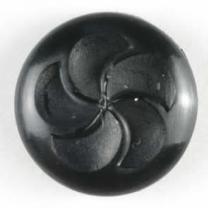 Dill Buttons Black Swirl 13mm 180120