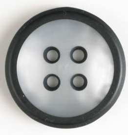 Dill Buttons Grey Black 18mm 4 hole 310582