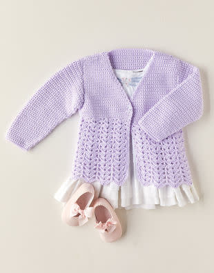 Sirdar Sirdar 5344 Crochet Lacy Girl Cardigan