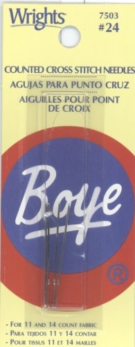 Boye 7503 Cross Stitch Needles #24