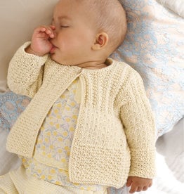 Sirdar 1802 Baby Bamboo Girls Sampler Cardi Birth to 7 years