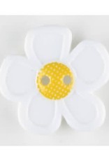 Dill Buttons 280849 White Flower Button 20 mm