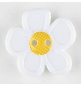 Dill Buttons 280864 White Flower Button 20 mm
