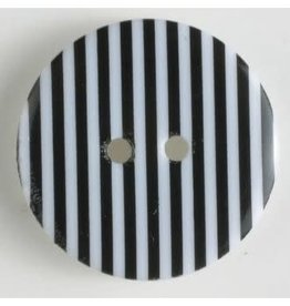 Dill Buttons 310661 Stripe 20 mm  Button Black