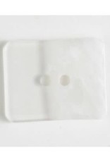 Dill Buttons White rectangle button 23mm