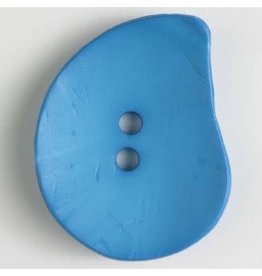 Dill Buttons 390262 Turquoise Teardrop Button 50mm