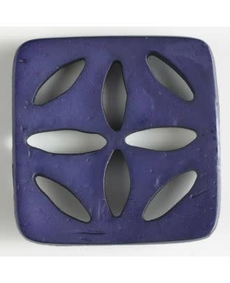 Dill Buttons 440073 Purple CutOut Square Button 60mm