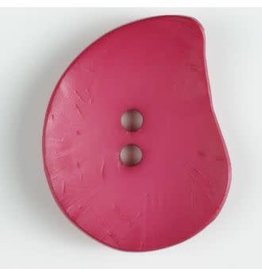 Dill Buttons 390146 Hot Pink Teardrop Button 50mm