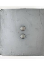 Dill Buttons 410162 Grey Square Button 60 mm