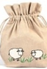 Lantern Moon Lantern Moon Meadow White Sheep Project Bag