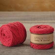 appalachian baby Appalachian Baby Organic Cotton Sport Weight Huckleberry Red 3 OZ