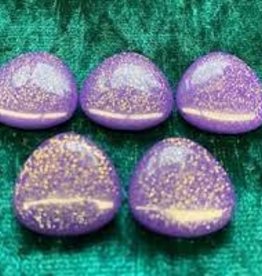 Dill Buttons 211544 Purple triangle sparkle button 11mm