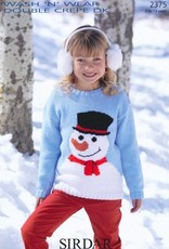 Sirdar 2375 Sirdar Snowman Kids Pullover