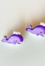 Dill Buttons 251052 Purple Whale button 18mm
