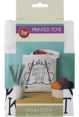 Knit It Good 13" Tote Bag