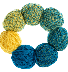 Schoppel Zauber Perlen 2419 Teal to Yellow SALE Reg $32