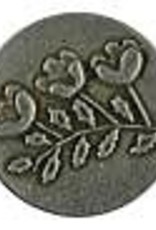 Dill Buttons 281150 Metal Botanical Button 15 mm