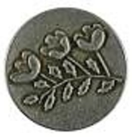 Dill Buttons 281150 Metal Botanical Button 15 mm