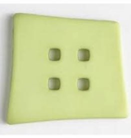 Dill Buttons 405504 Lime Offset Square 55 mm button