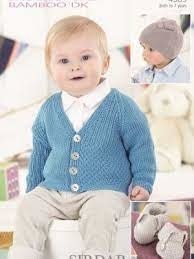 Sirdar Snuggly 4589 Baby Bamboo Baby Cardigan