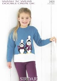 Sirdar 2420 Sirdar Penguin Kids Pullover