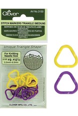 Clover 3150 Clover Triangle Stitch Markers Medium