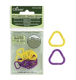 Clover 3150 Clover Triangle Stitch Markers Medium