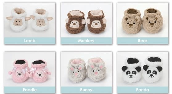 Snoozies Baby Sherpa Snoozie Slippers