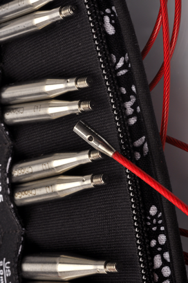 ChiaoGoo ChiaoGoo Red Lace Twist Complete 4" Interchangeable Set