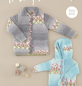 Hayfield 4832 Baby Blossom Chunky Cardi & Hoodie