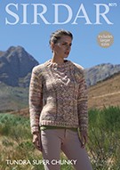 Sirdar 8075 Tundra Super Chunky Womens Cable Pullover