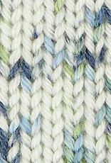 Rico Rico Baby Merino Print 13 WHITE w/ BLUE GREEN