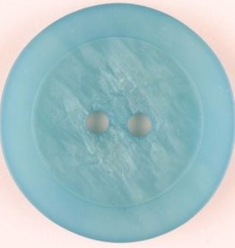 Dill Buttons 335708 Aqua Round 20 mm