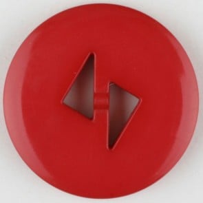 Dill Buttons 265710 Red Tri Cut 18 mm