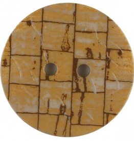 Dill Buttons 310946 Stripe Faux Coconut 20 mm
