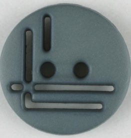 Dill Buttons 215700 Grey Cutout button 14 mm