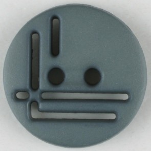 Dill Buttons 215700 Grey Cutout button 14 mm