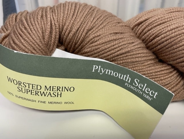 PLYMOUTH Plymouth Worsted Merino Superwash 9 CAMEL discontinued