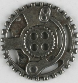 Dill Buttons 331077 Pewter Steampunk Button 23 mm