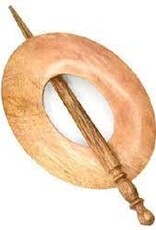 LYKKECRAFTS Lykke Shawl Pin & Stick Mango wood OVAL