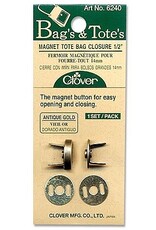 Clover 6240 Tote Closure 1/2"Gold