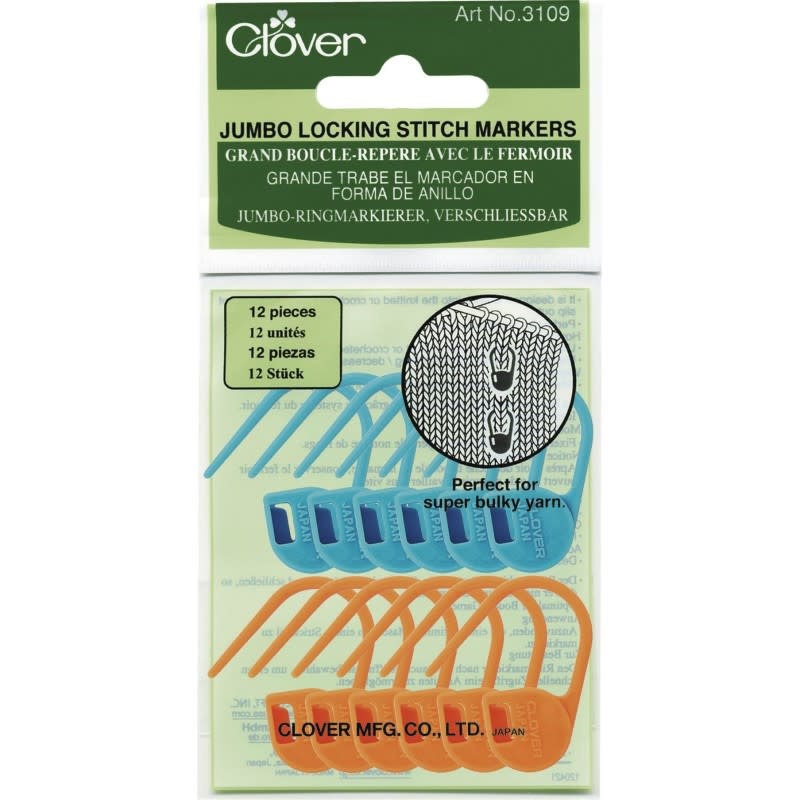 Clover 3109 Clover Jumbo Locking Stitch Markers