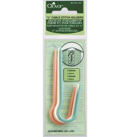 Clover 341 Clover "J" Cable Needle 3 pack