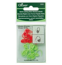 Clover 3030 Clover Quick Lock Stitch Markers Small